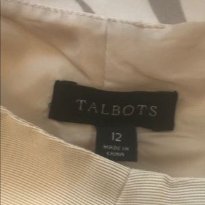 Talbots Sz 12 Chablis fit n flare dress